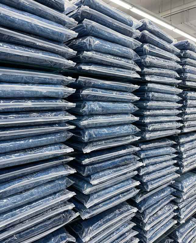 Pantolon ve Jean Düzenleyici Şeffaf Fermuarlı Poşet